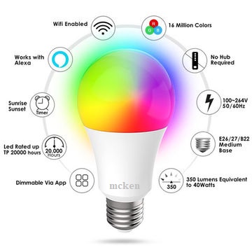 Hot-selling-7w-630LM-E27-E26-B22-WiFi-Smart-bulb - Copy